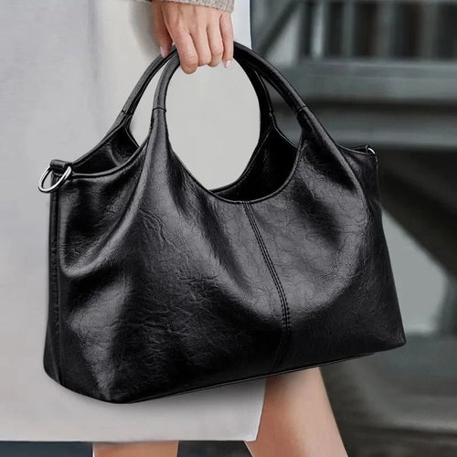 Cartera tote símil cuero gran capacidad